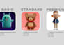 create 3d cute character modeling games, animation, mascot, rendering printing